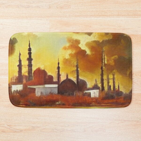 Item preview, painting of the ancient Islamic Arab palace and architecture designed and sold by MaissaArt.