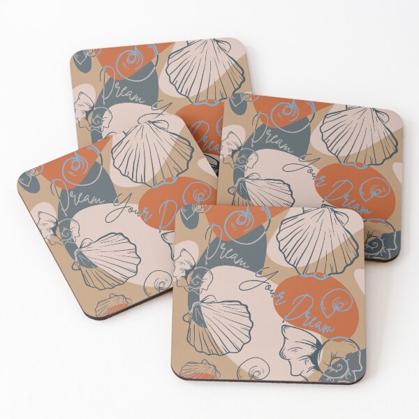 Item preview, Boho sea shells artwork  designed and sold by TipTopTapo.