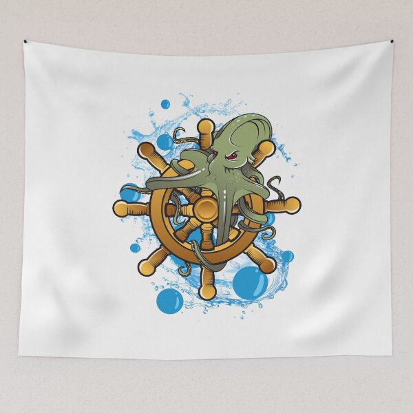 Item preview, Octopus The King Of The Sea, Ocean Giant pacific Octopus designed and sold by adembulut.