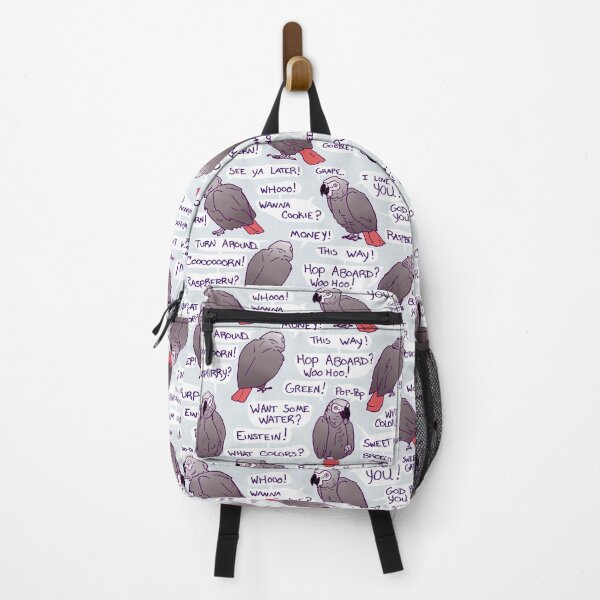 Item preview, Einstein African Grey Parrot Funny Quotes designed and sold by einsteinparrot.