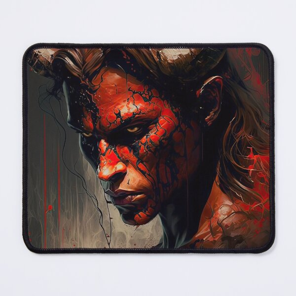 Item preview, Female Devil with horns designed and sold by mrlongfield.