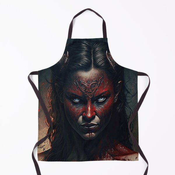Item preview, Female Devil with horns designed and sold by mrlongfield.