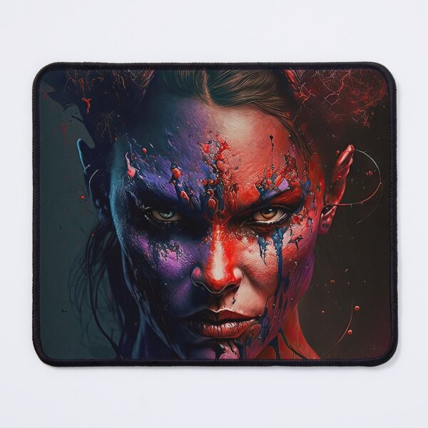Item preview, Female Devil with horns designed and sold by mrlongfield.