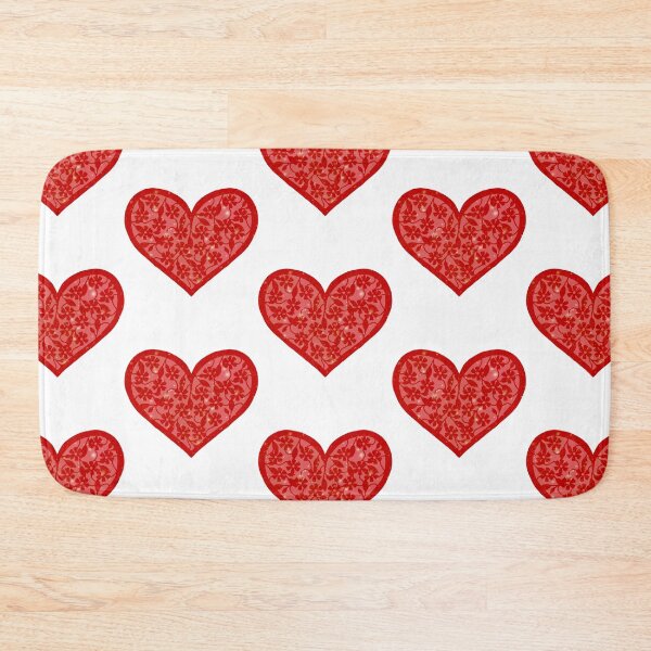 Item preview, Red Sparkle floral heart designed and sold by PaperieJennifer.