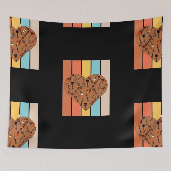Item preview, I love String Instruments includes Mandolin, Guitar and Sitar  designed and sold by t1n3333.