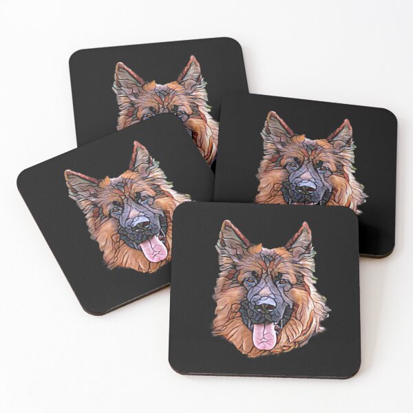 Item preview, German Shepherd Face designed and sold by DoggyStyles.