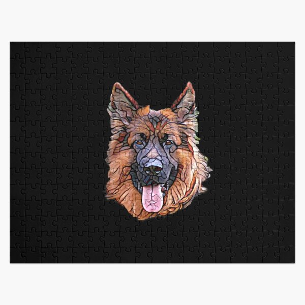 German Shepherd Security, Dog Sign, 1000 piece jigsaw puzzle