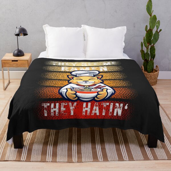Item preview, Cool Funny Vintage Retro Kawaii Cat eating Ramen - They See Me Ramen, They Hating designed and sold by laiwole.
