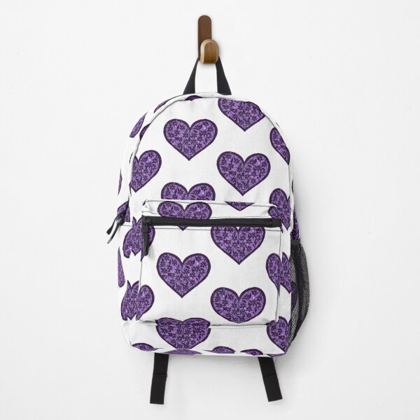 Item preview, Purple Sparkle floral heart designed and sold by PaperieJennifer.