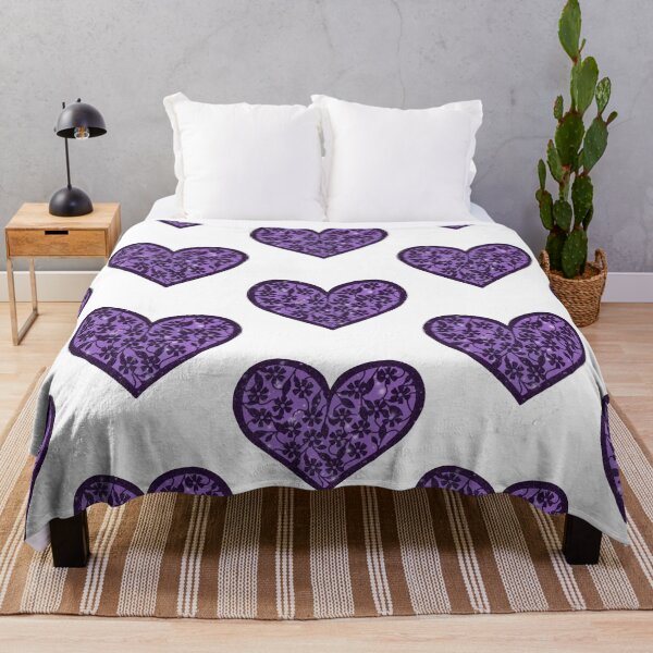 Item preview, Purple Sparkle floral heart designed and sold by PaperieJennifer.