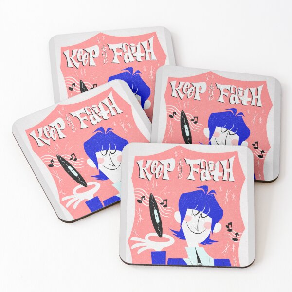 Item preview, Keep The Faith! Retro Style Art designed and sold by carnabybeat.
