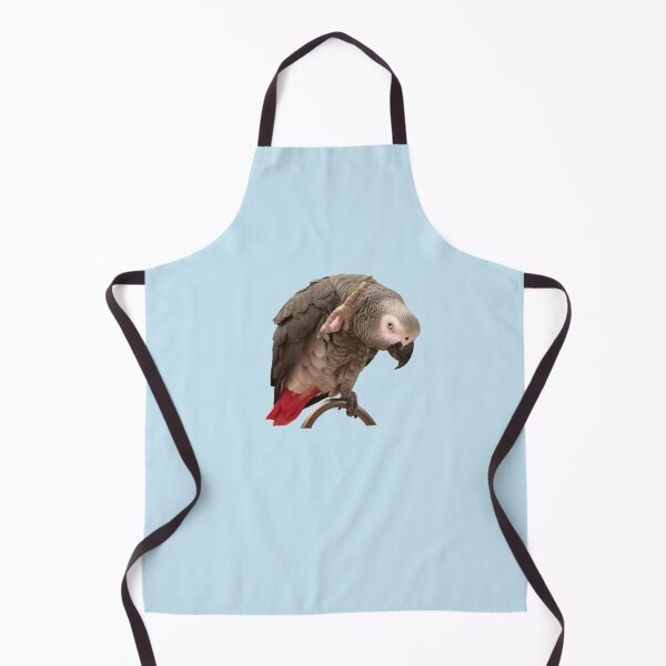Item preview, Funny Einstein African Grey Parrot Waving designed and sold by einsteinparrot.