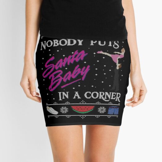 DIrty Dancing Christmas Sweater - Santa Baby Mini Skirt