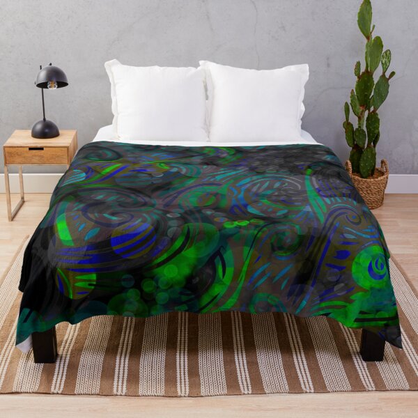 Item preview, colorful waves decoration 8 designed and sold by Real-texture.