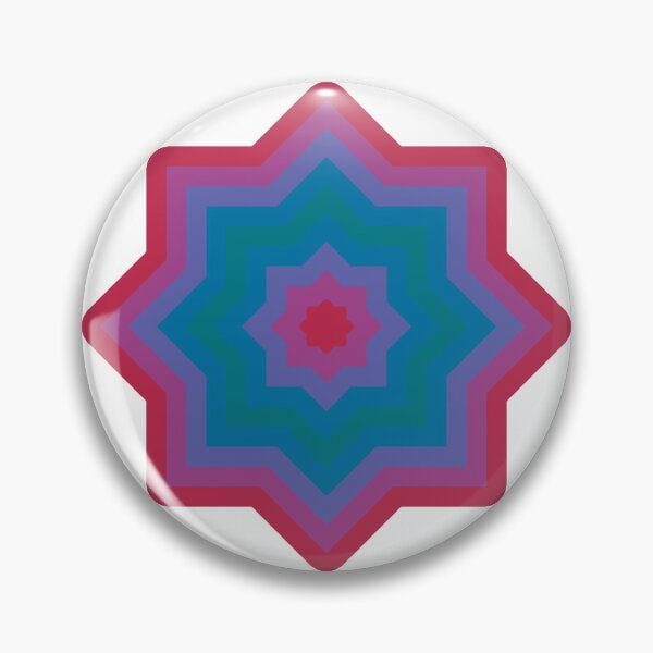 Item preview, Viva Magenta Biscay Bay Abstract Star Pattern designed and sold by PatternSalad.