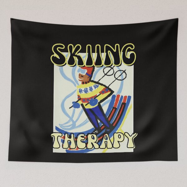 Item preview, SKIING THERAPY designed and sold by starfishstuff.