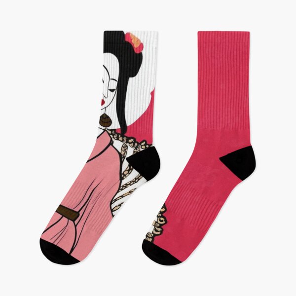 Item preview, Gorgeous Japanese Geisha With Flowers - Cartoon Style designed and sold by DesignerKin.
