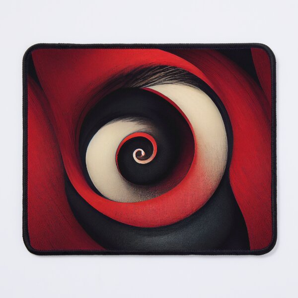 Item preview, Spiral Of The Void, Red, White And Black Spiral Pattern designed and sold by raulmaler.