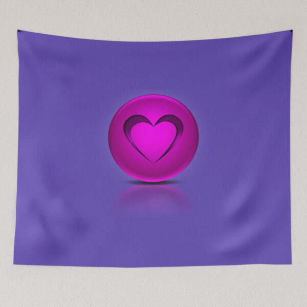 Item preview, Purple heart designed and sold by ghazalamaa.