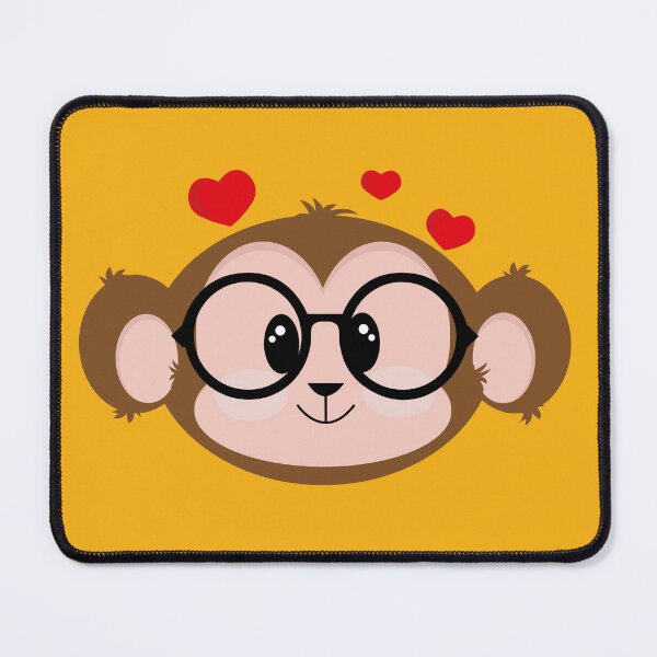 Item preview, Miquinho, macaco de óculos designed and sold by GirlaineSQ.