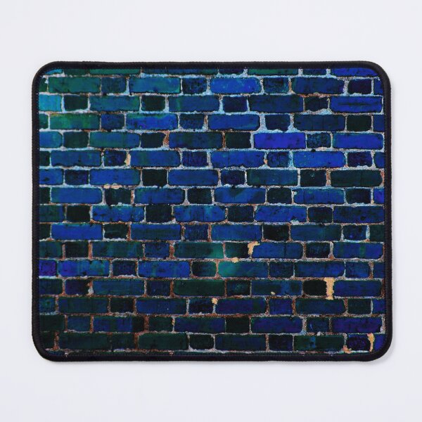 Item preview, Brick Wall Blue Turquoise Teal designed and sold by 2sweetsDesign.