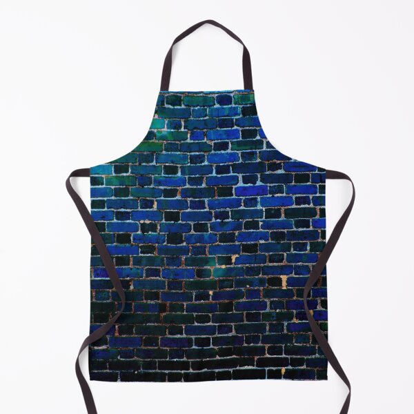 Item preview, Brick Wall Blue Turquoise Teal designed and sold by 2sweetsDesign.