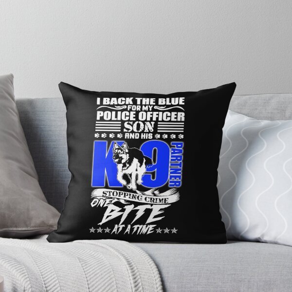Item preview, I Back The Blue Police Officer Son and K9 Partner  designed and sold by Shoppy  Vista.