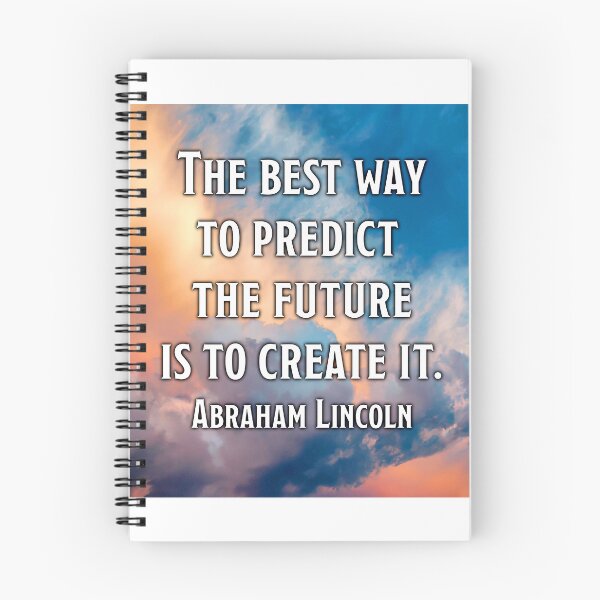 Item preview, Abraham Lincoln Quote Create The Future designed and sold by Reconocer.