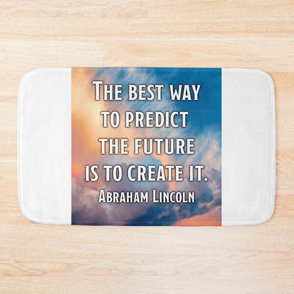 Item preview, Abraham Lincoln Quote Create The Future designed and sold by Reconocer.