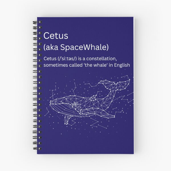 Item preview, Cetus Spacewhale Constellation Star Space Whale design designed and sold by t1n3333.