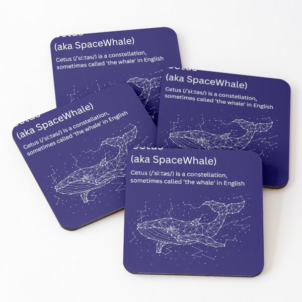 Item preview, Cetus Spacewhale Constellation Star Space Whale design designed and sold by t1n3333.