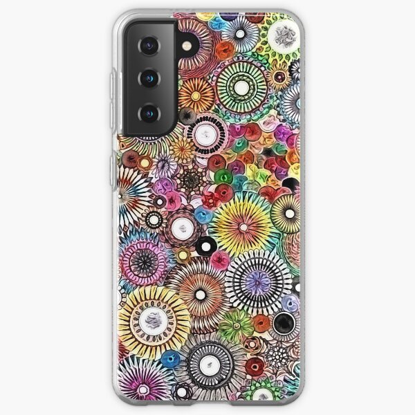 Childhood Dreams - Painted Spirograph Art Samsung Galaxy Soft Case