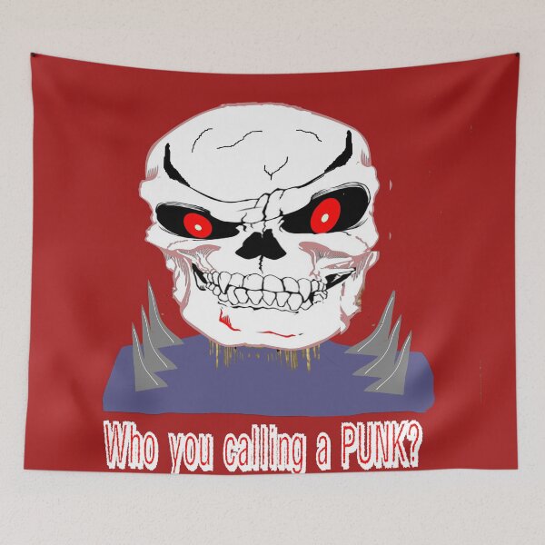 Item preview, WHO YOU CALLING A PUNK?  GOTHIC SKULL designed and sold by Tim Forder.