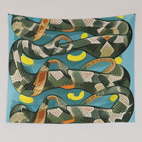Item preview, snake 2 designed and sold by blackwhiteblue.