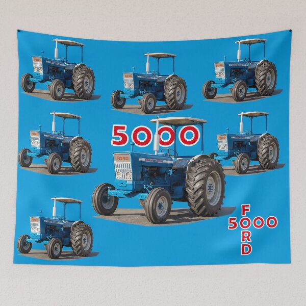Item preview, Blue vintage tractor designed and sold by Millysuewood.