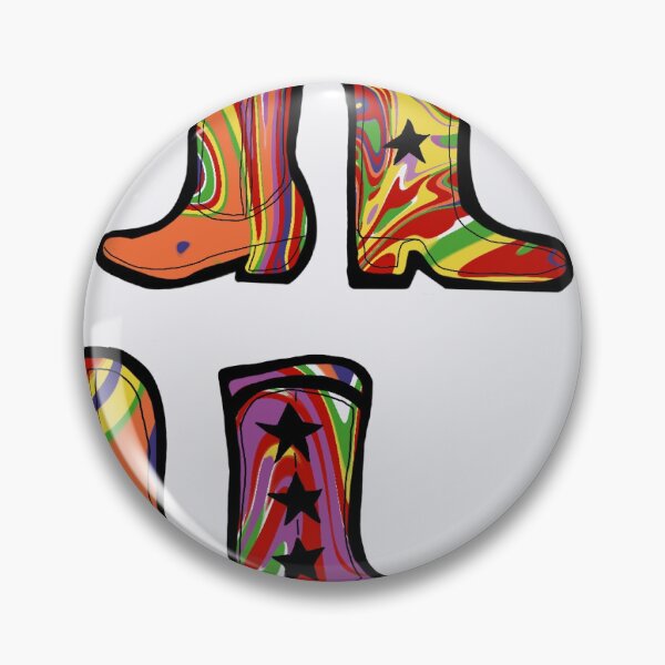 Item preview, Groovy Cowboy Boots designed and sold by WolfWillowShop.