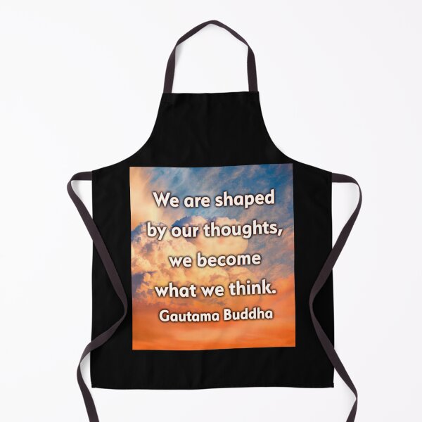 Item preview, Buddha Quote We Are Shaped By Our Thoughts designed and sold by Reconocer.