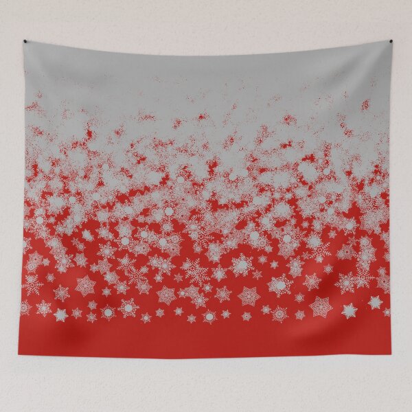 Item preview, Blizzard - Silver on a red background designed and sold by illustratious.