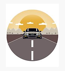 E 30 Sunset Landscape Photographic Print