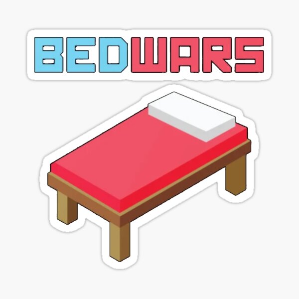 "Bedwars " Sticker for Sale by USAPRIDE22 | Redbubble