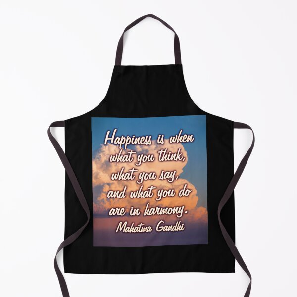 Item preview, Gandhi Quote Happiness is What You Think Say and Do In Harmony designed and sold by Reconocer.