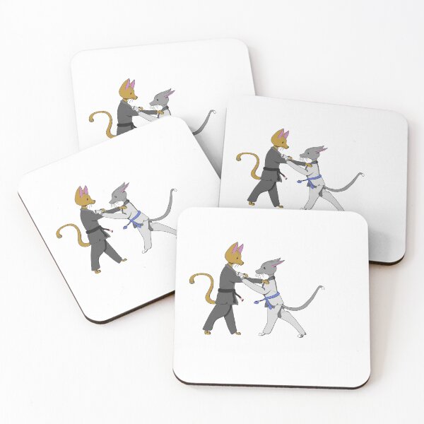 Item preview, Cats doing Jujitsu designed and sold by tealRaindrop.