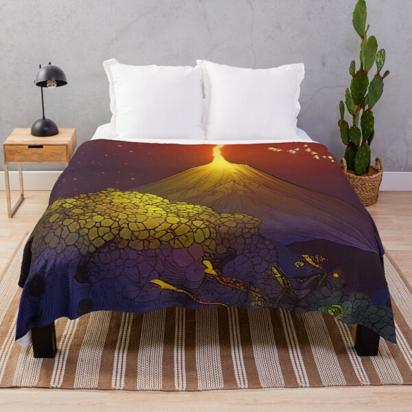 Item preview, Volcano eruption in the night designed and sold by Lamirabelle.