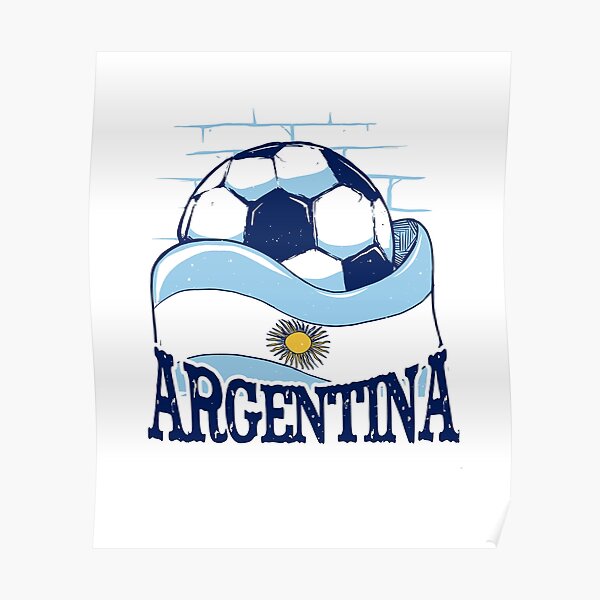 Argentina Soccer Poster For Sale By Gregblomberg Redbubble Argentina Soccer Poster For Sale By Gregblomberg Redbubble