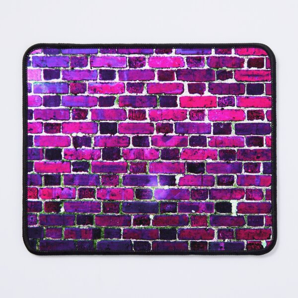 Item preview, Brick Wall Bright Pink Purple designed and sold by 2sweetsDesign.