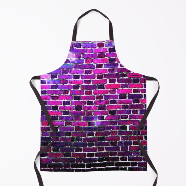 Item preview, Brick Wall Bright Pink Purple designed and sold by 2sweetsDesign.