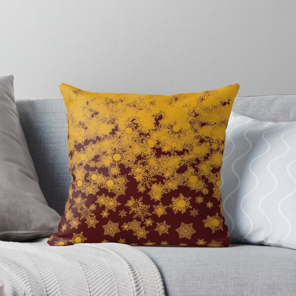 Item preview, Blizzard - Yellow on a maroon background designed and sold by illustratious.