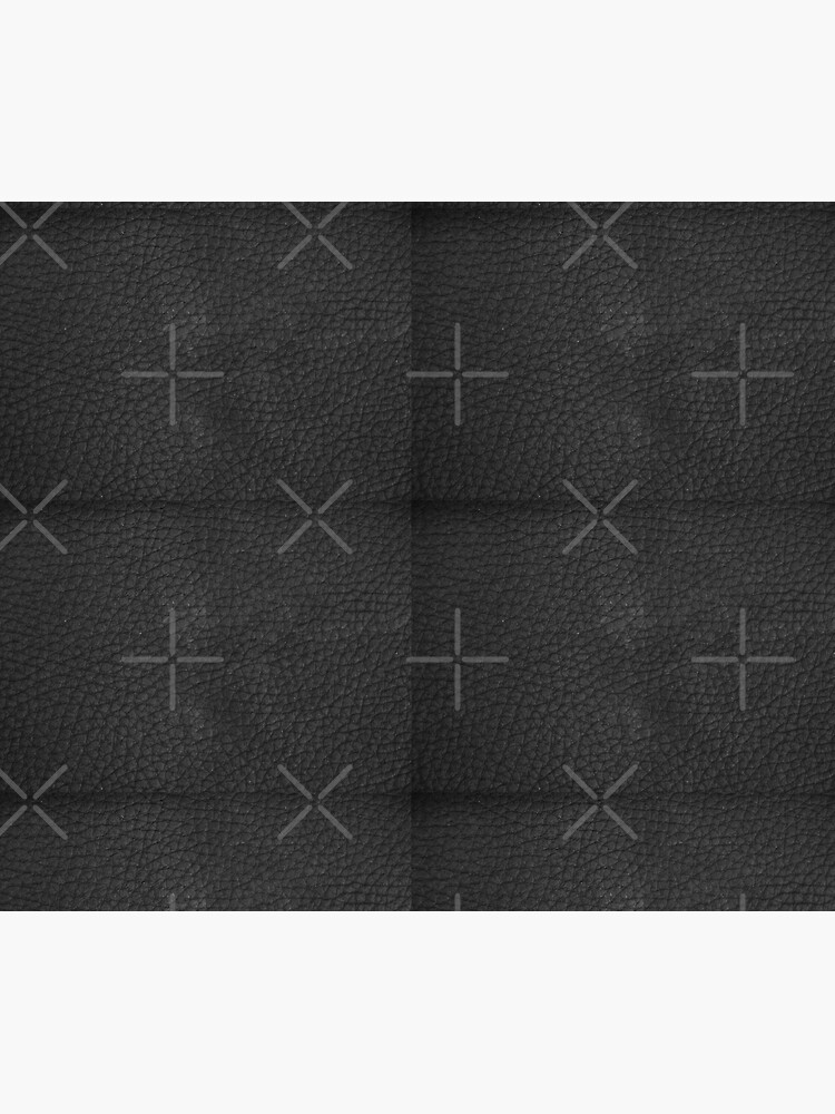 "Black Leather Ethical Cowhide and Skin" Shower Curtain for Sale by