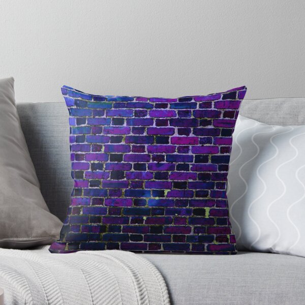 Item preview, Brick Wall Indigo Blue Purple designed and sold by 2sweetsDesign.