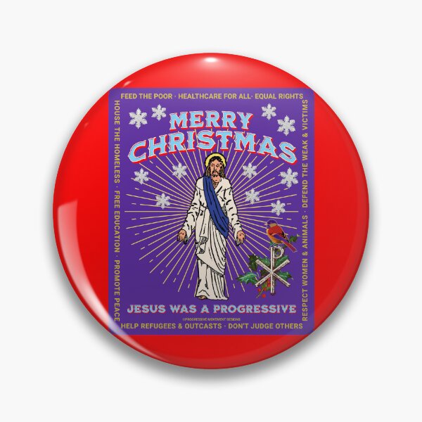 Item preview, PMD00060 Progressive Movement Designs Jesus was a progressive Christmas not ugly sweater for Christian progressives designed and sold by ProgressiveLeft.